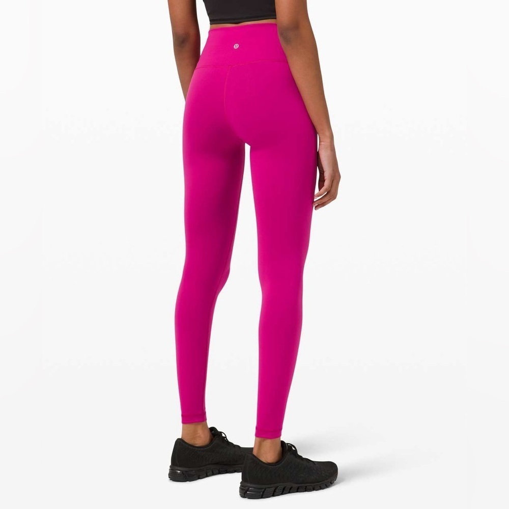 Lululemon Wunder Train High-Rise Tight 28" in Ripened Raspberry Size 12 - Picture 2 of 9